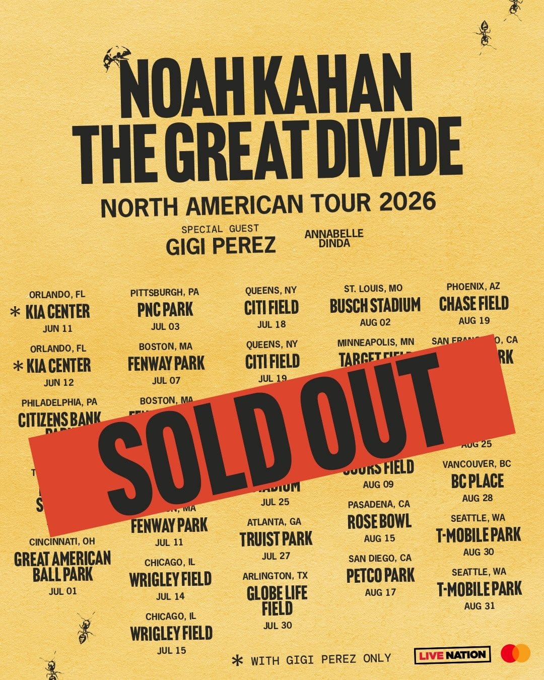 The Great Divide Tour — Sold Out